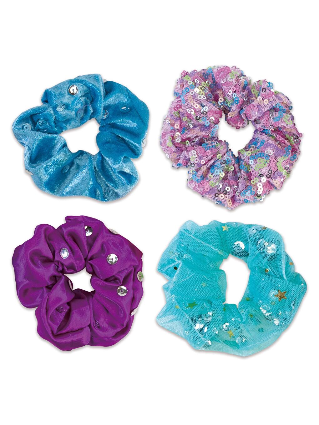 Galt Karışık Sparkly Scrunchies - 6