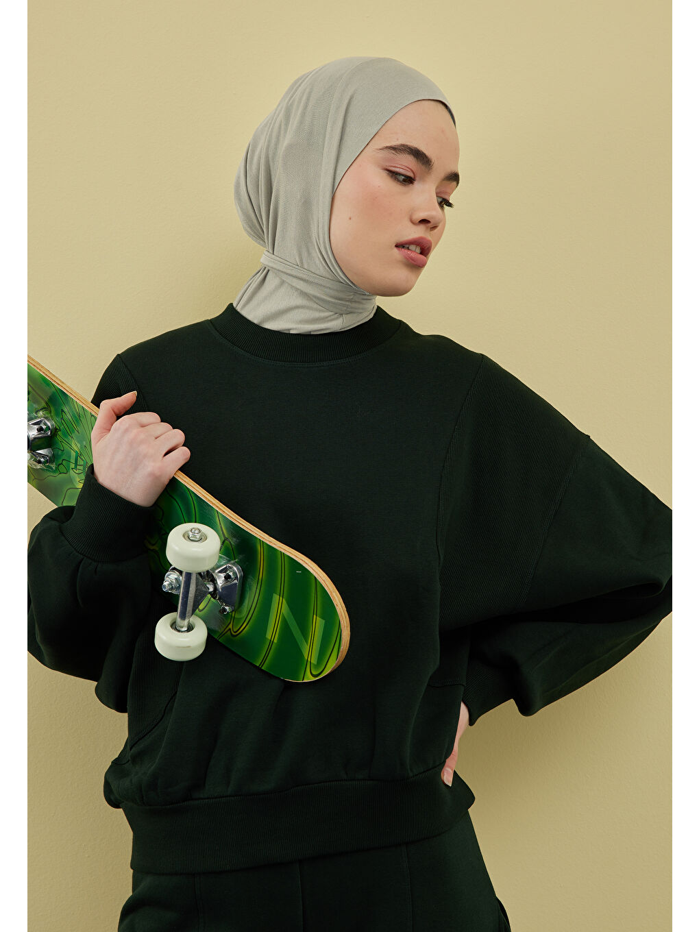 Uçuk Yeşil Athletıc Hıjab-2
