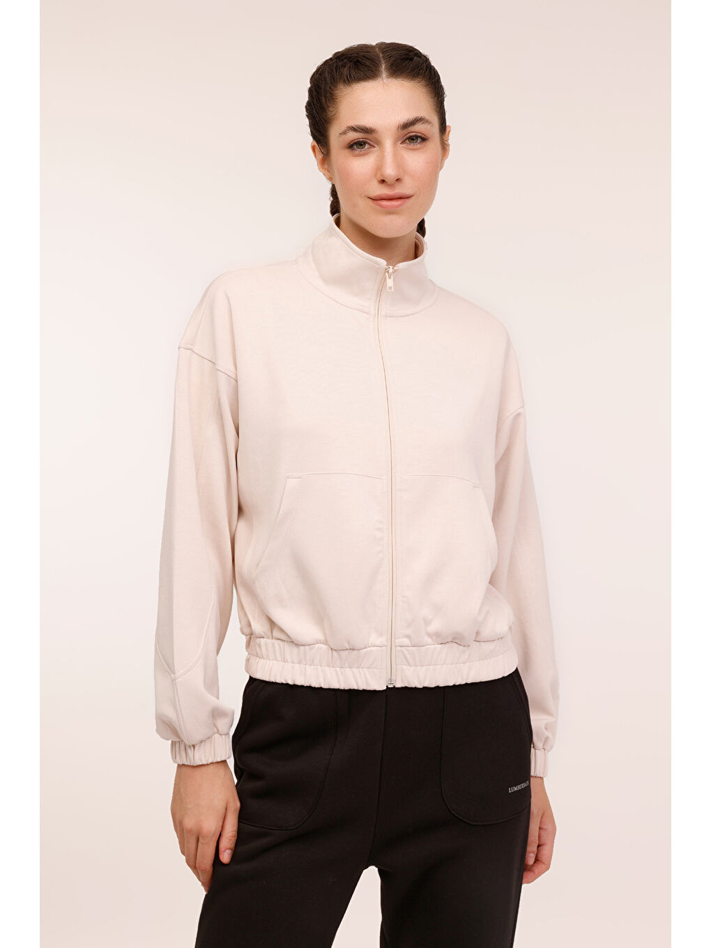 WL TESSA 18MS411 4PR Bej Kadın Eşofman Üstü