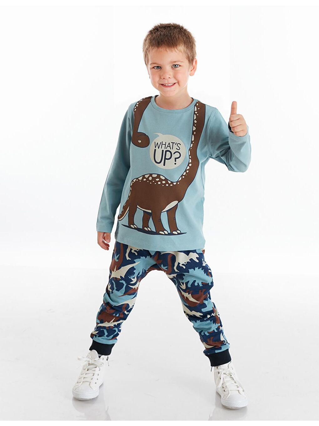 Karışık Titan Erkek Çocuk Tişört Pantolon Takım