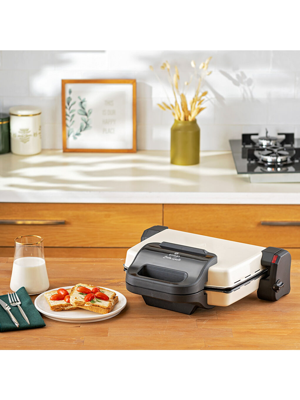 Bella Gusto Tost Makinesi Krem-7