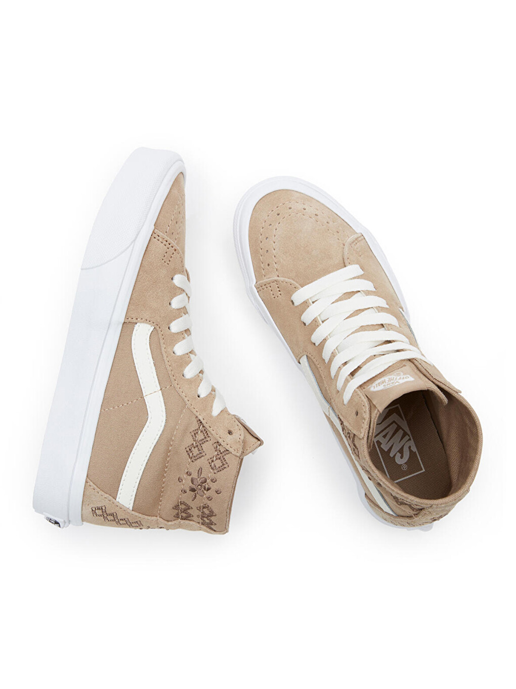 Sk8-hi Tapered Kadın Bej Sneaker-3