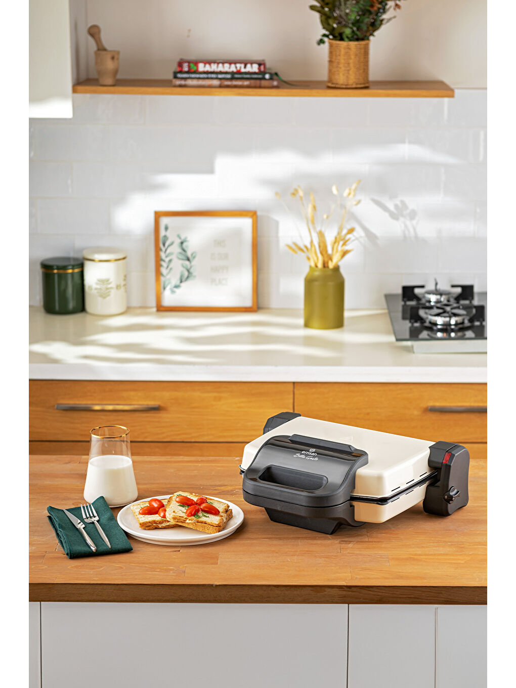 Bella Gusto Tost Makinesi Krem-1