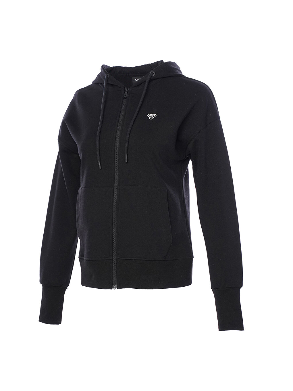 Kadın Siyah Kapüşonlu Ceket-1