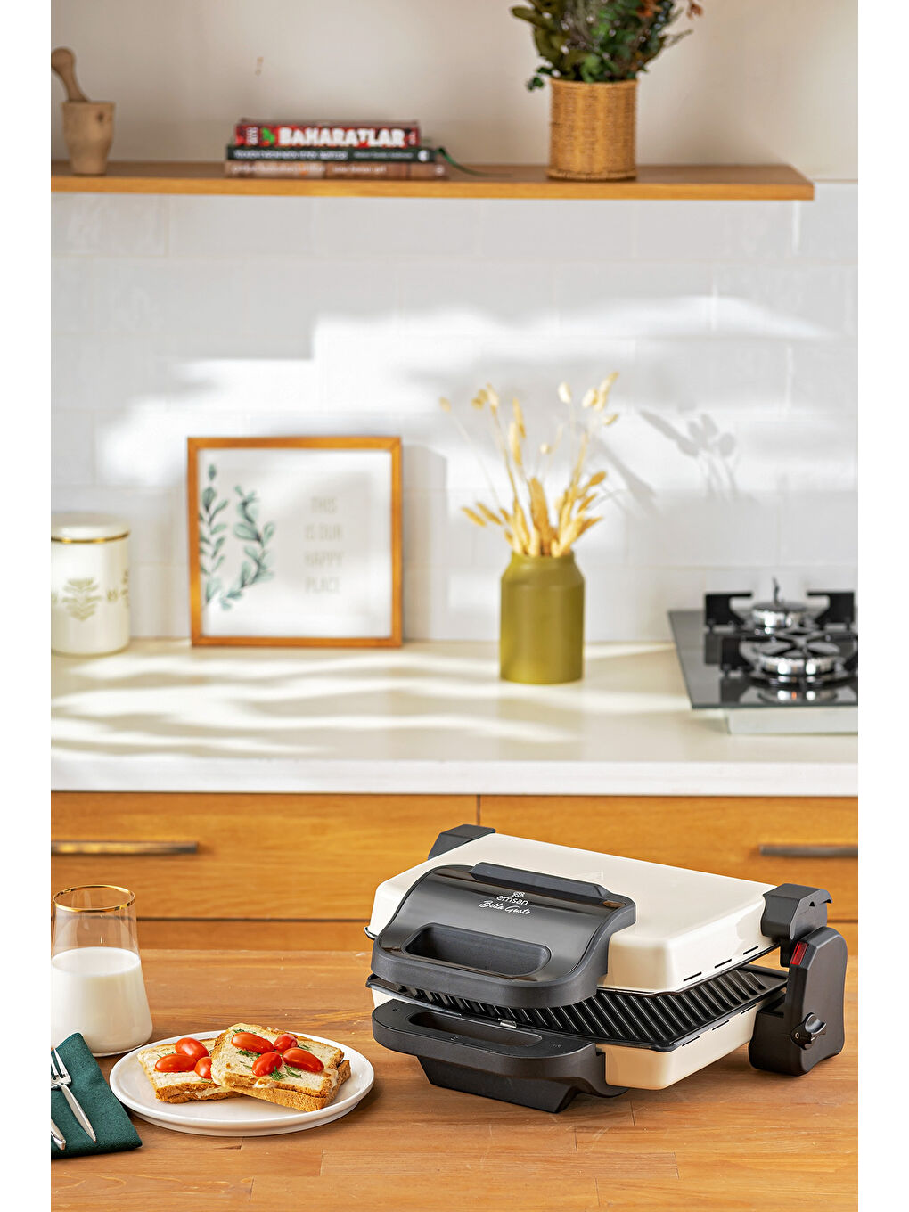 Bella Gusto Tost Makinesi Krem-5