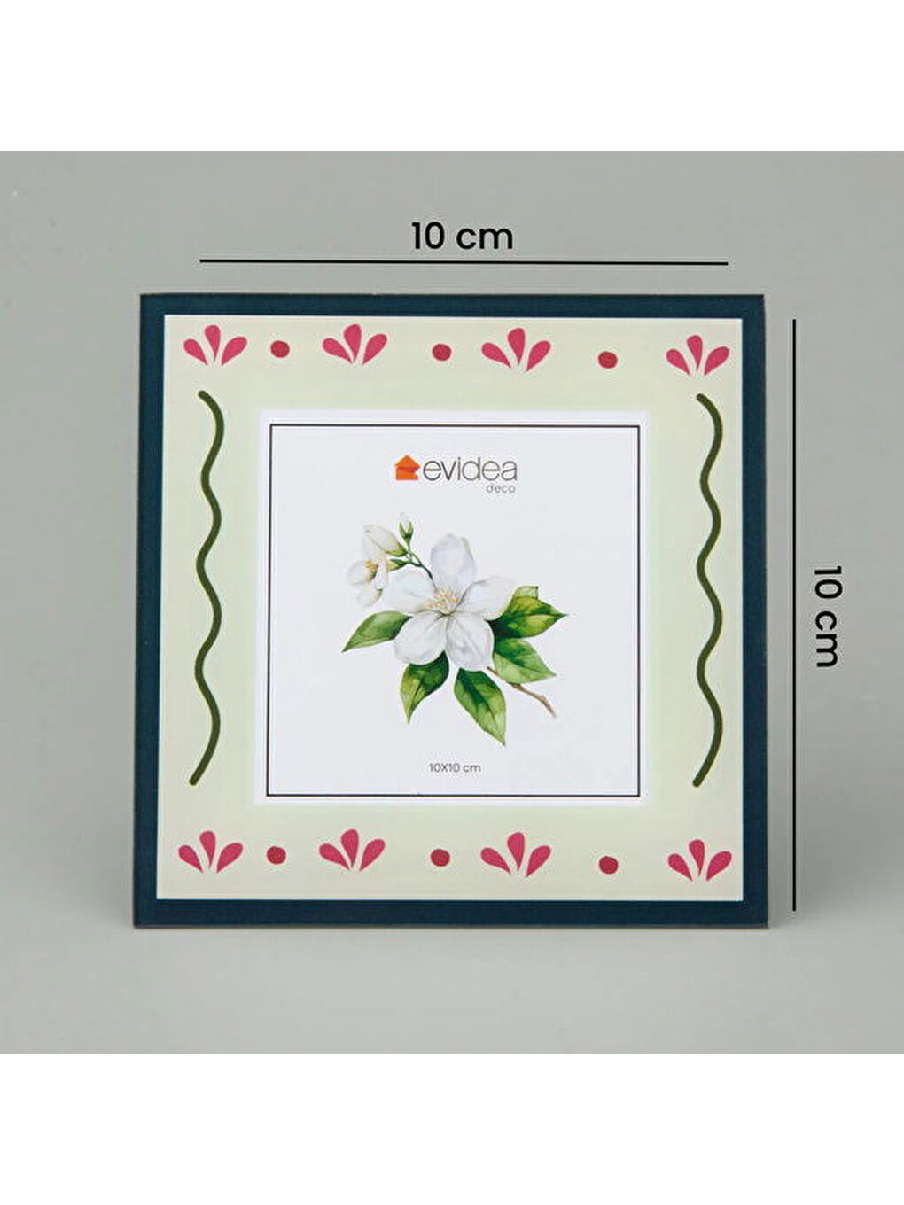 Karışık Deco Jardin Çerçeve - Renkli - 10x10 cm-4