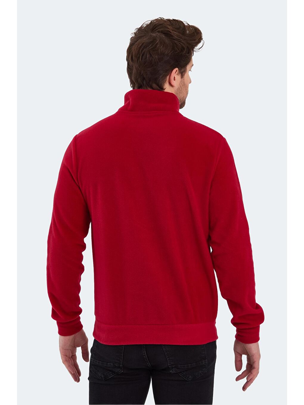 SLAZENGER Kirmizi SANSA  Fermuarlı Sweatshirt Kırmızı - 1