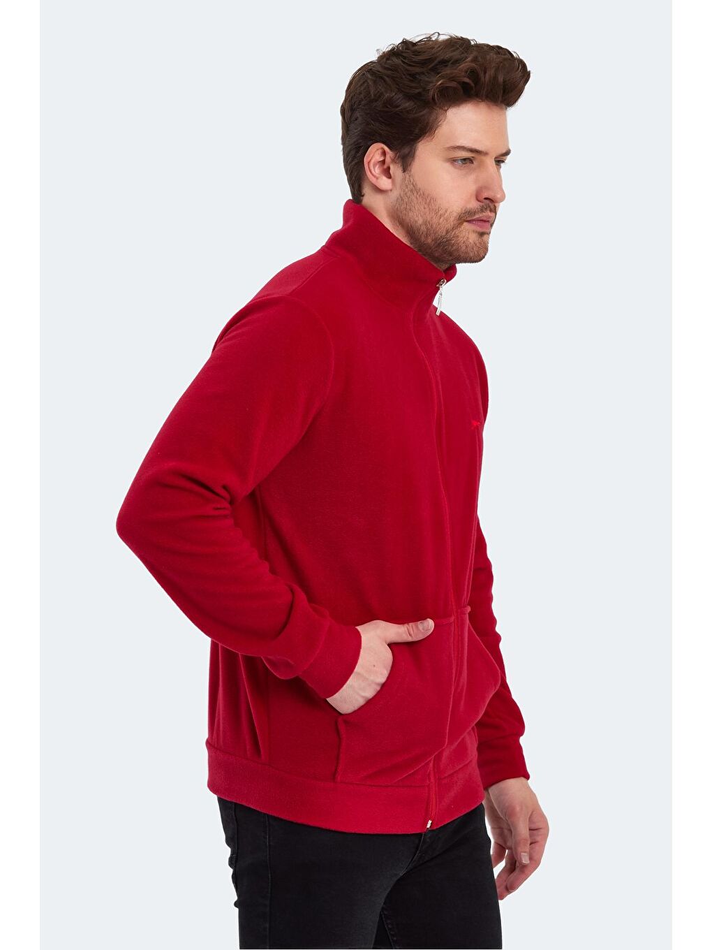 SLAZENGER Kirmizi SANSA  Fermuarlı Sweatshirt Kırmızı - 3
