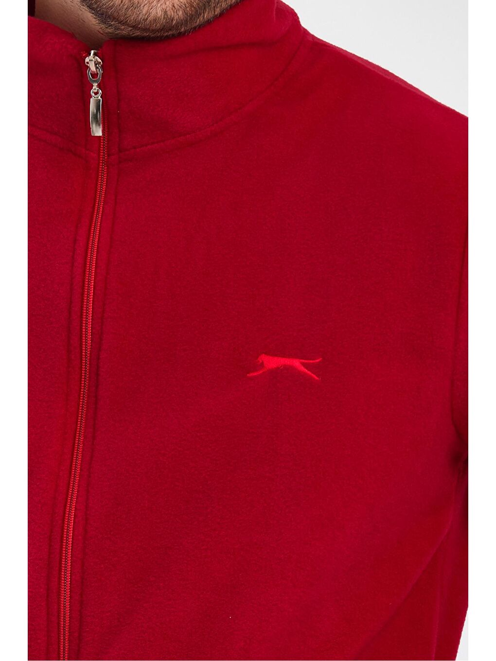 SLAZENGER Kirmizi SANSA  Fermuarlı Sweatshirt Kırmızı - 4