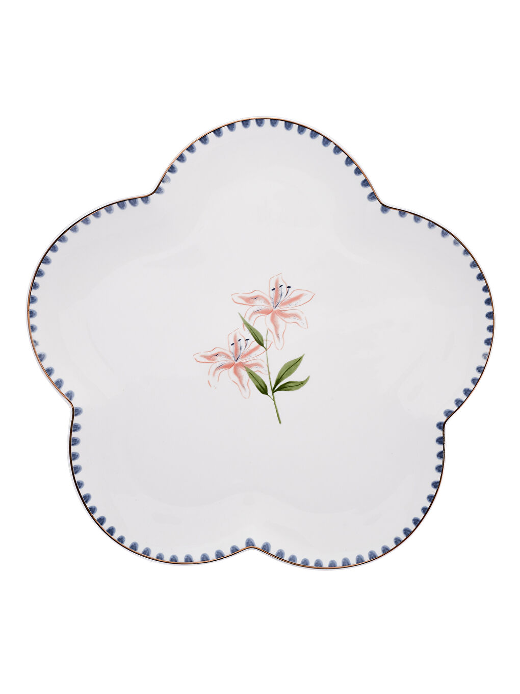 Beyaz Lilium Porselen 32 Parça 6 Kişilik Kahvaltı/Servis Takımı-8