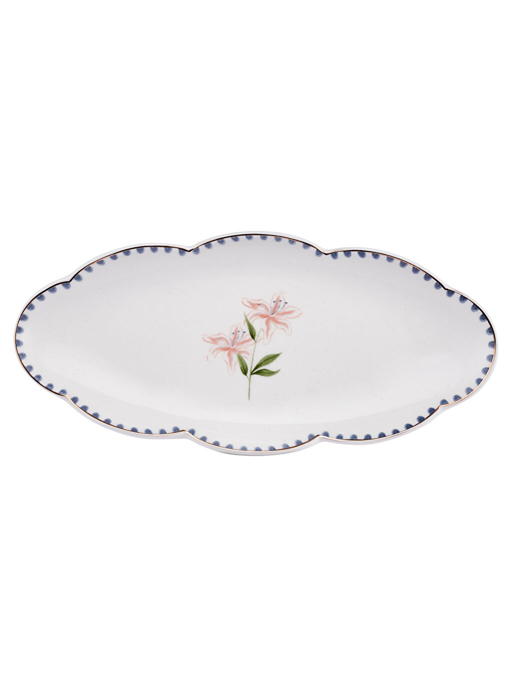 Beyaz Lilium Porselen 32 Parça 6 Kişilik Kahvaltı/Servis Takımı-9