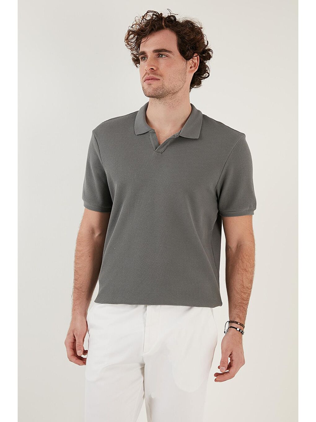 Buratti Haki Pamuklu Regular Fit Polo T Shirt 5902645 - 3