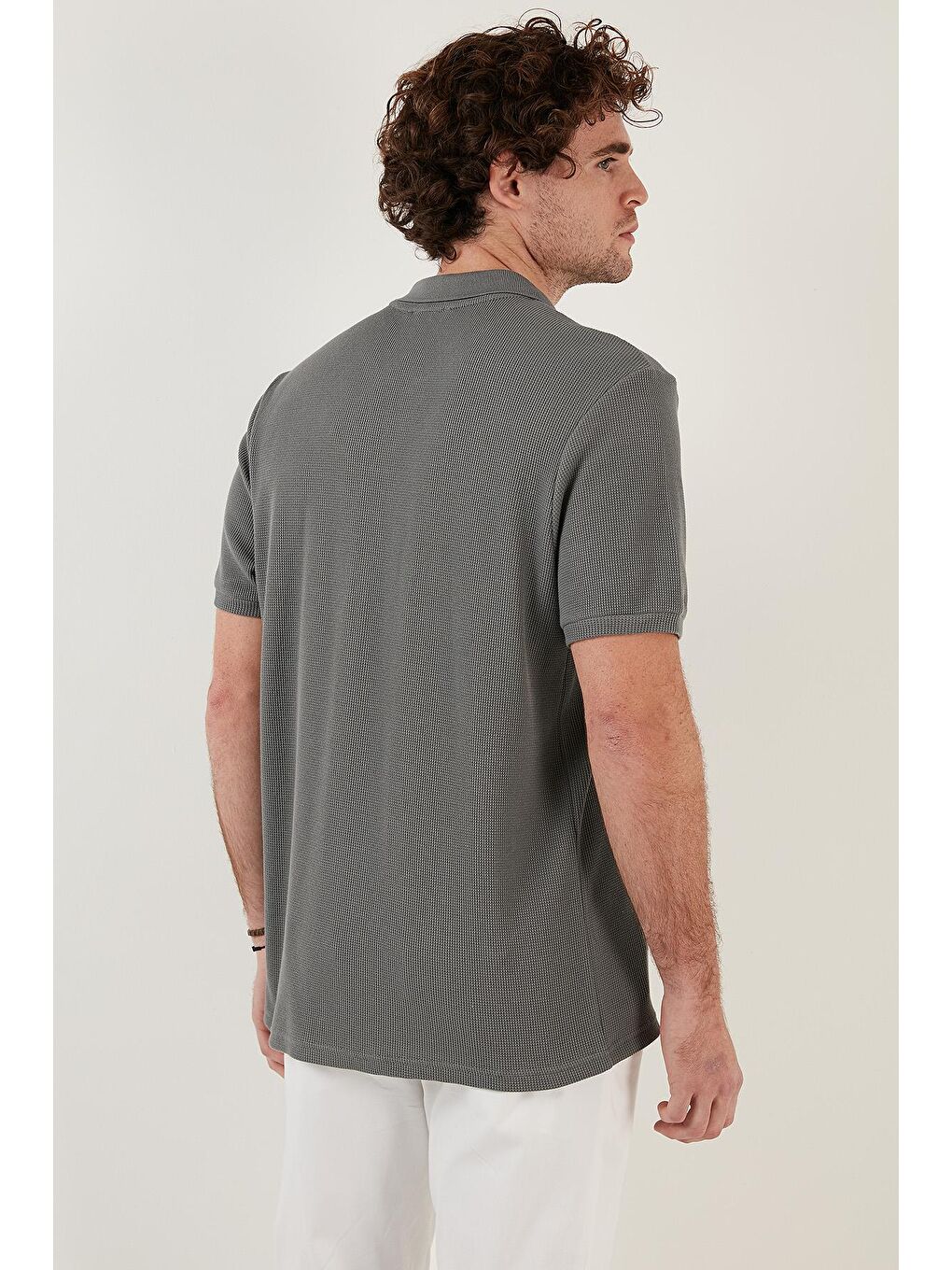 Buratti Haki Pamuklu Regular Fit Polo T Shirt 5902645 - 4