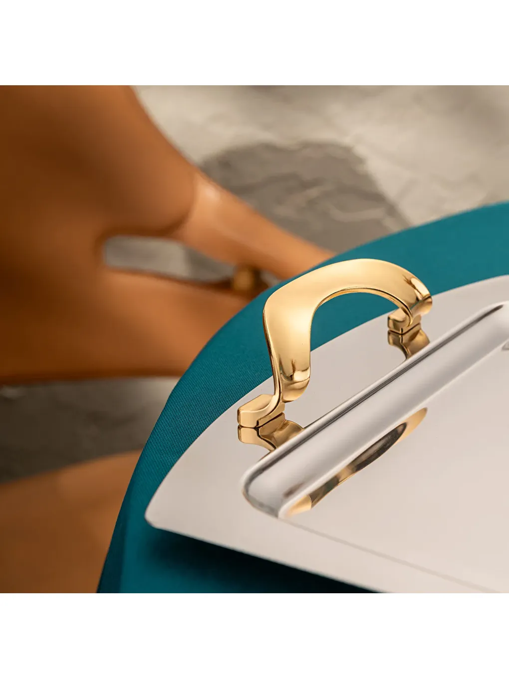 Gri Merina Çay Tepsisi-7