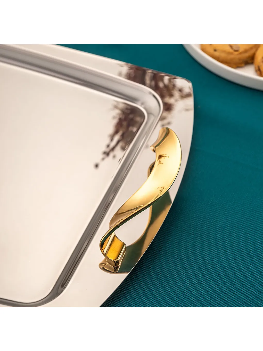 Gri Merina Çay Tepsisi-8