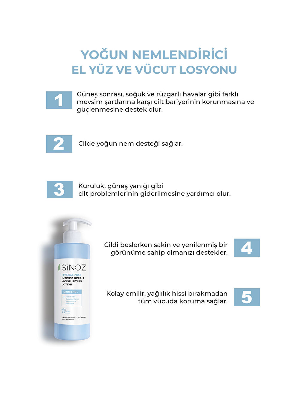 Hydrapro Yoğun Nemlendirici El Yüz ve Vücut Losyonu 400 ml-1