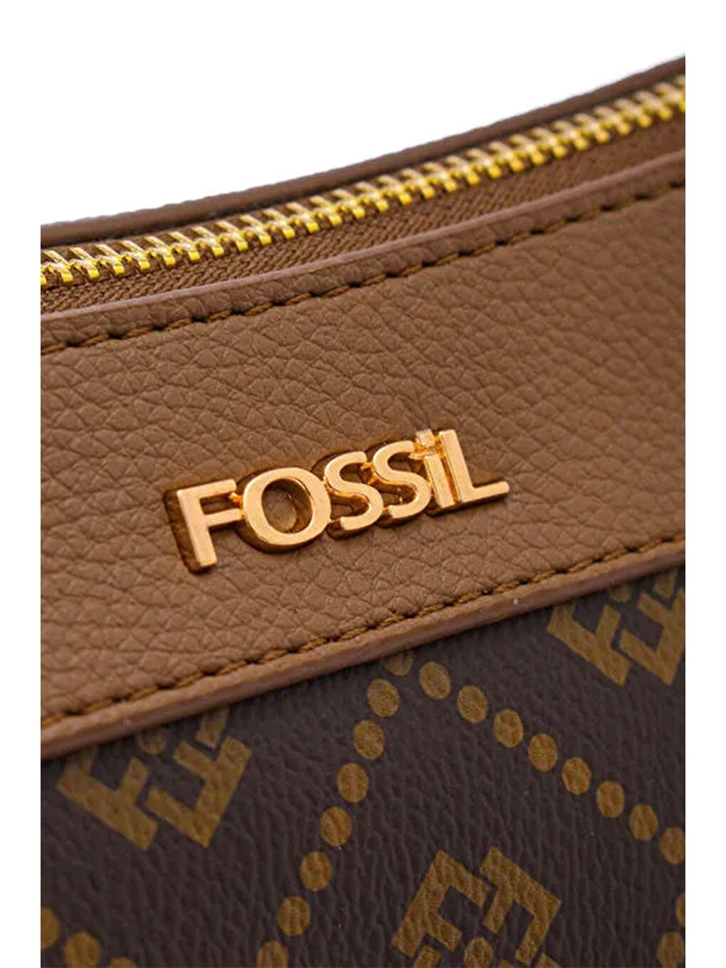 Kahverengi Kadın Luvi Monogram Baget Omuz Çantası-4