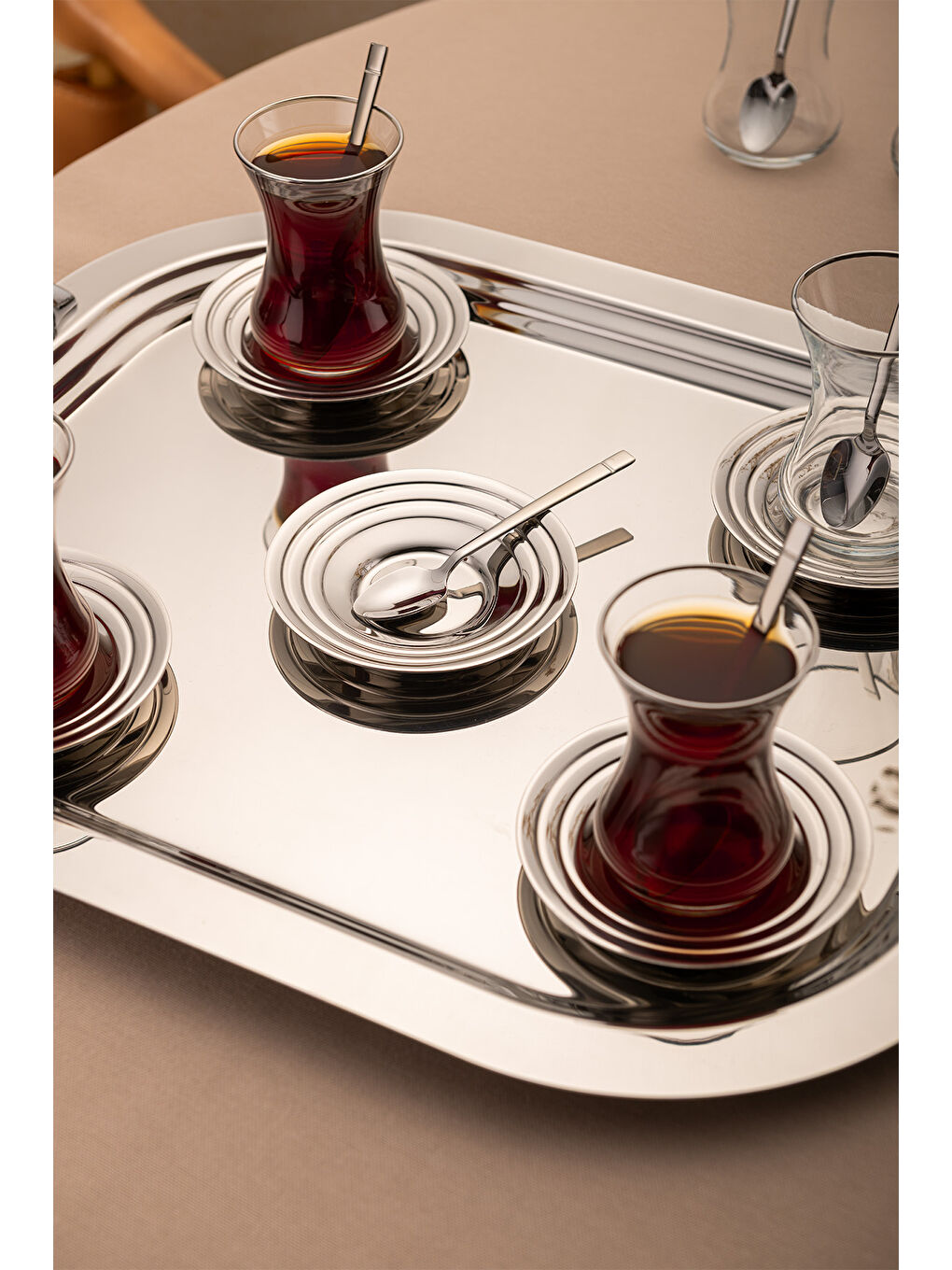 Gri Özgün 40 Parça Çay Seti-3