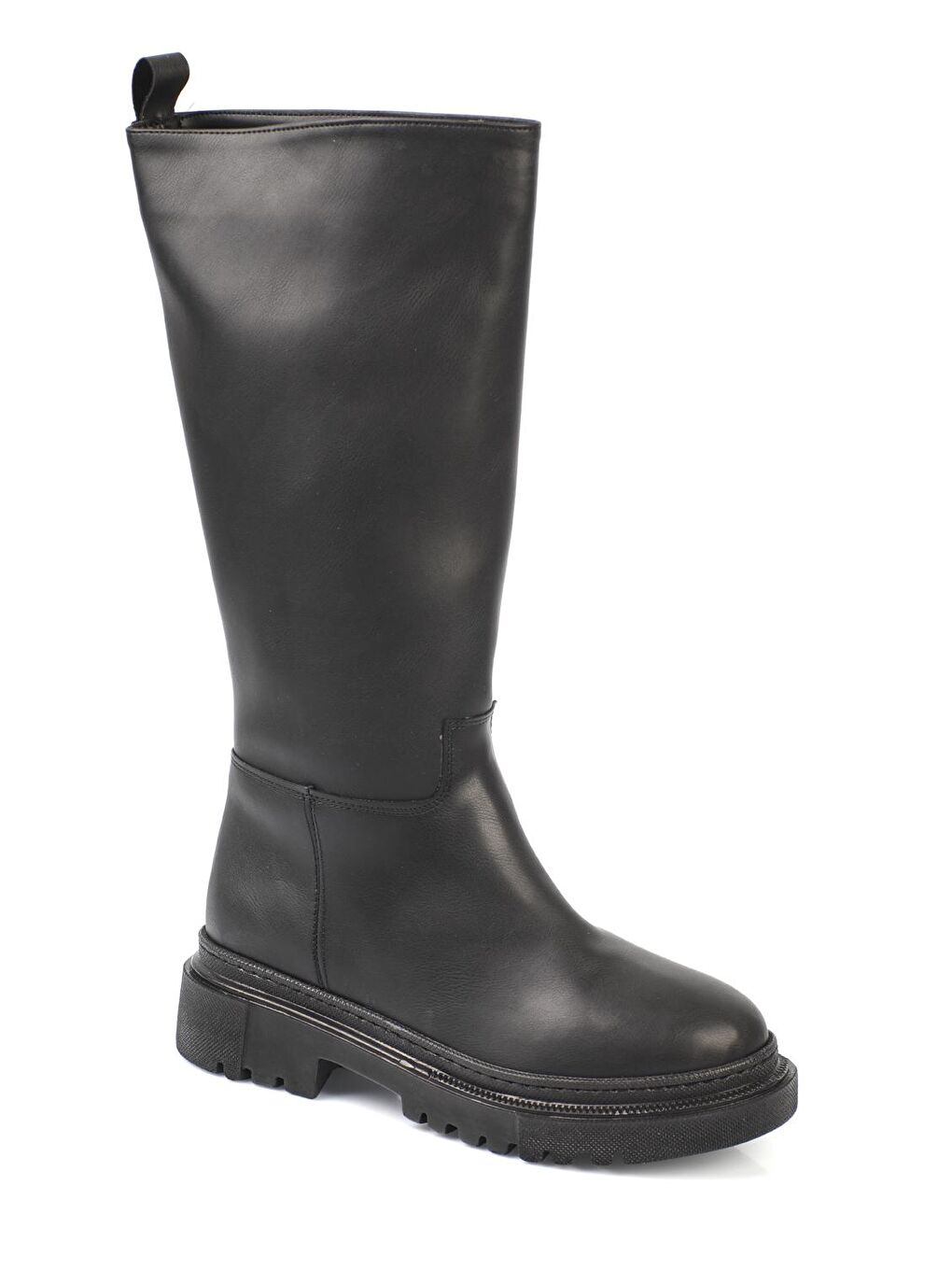 Siyah Kalın Topuklu Kadın Çizme-3