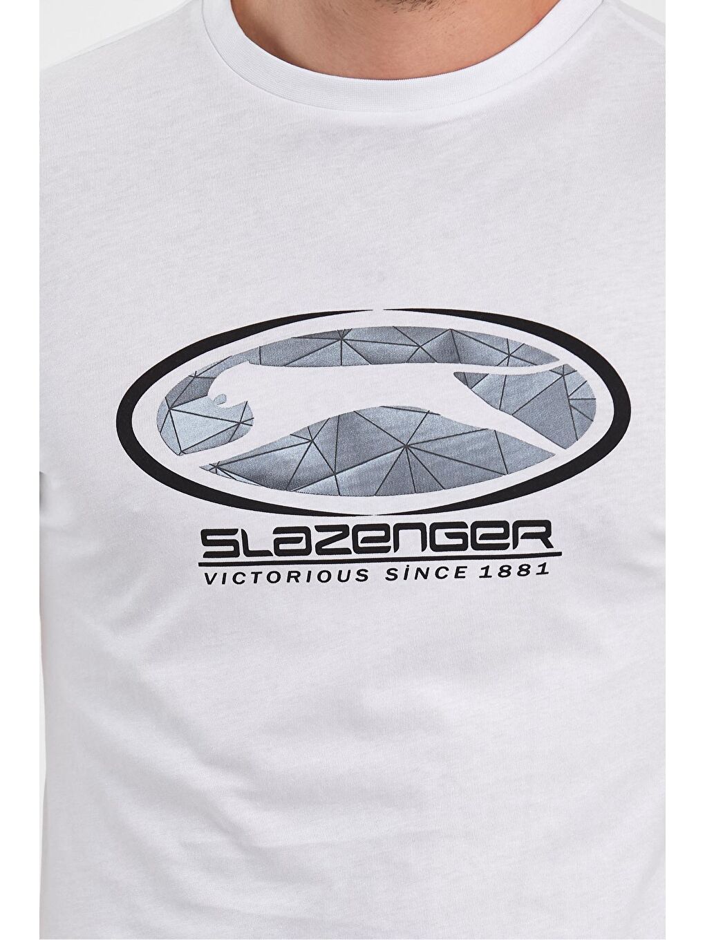 SLAZENGER Beyaz PACKER Erkek T-Shirt Beyaz - 3