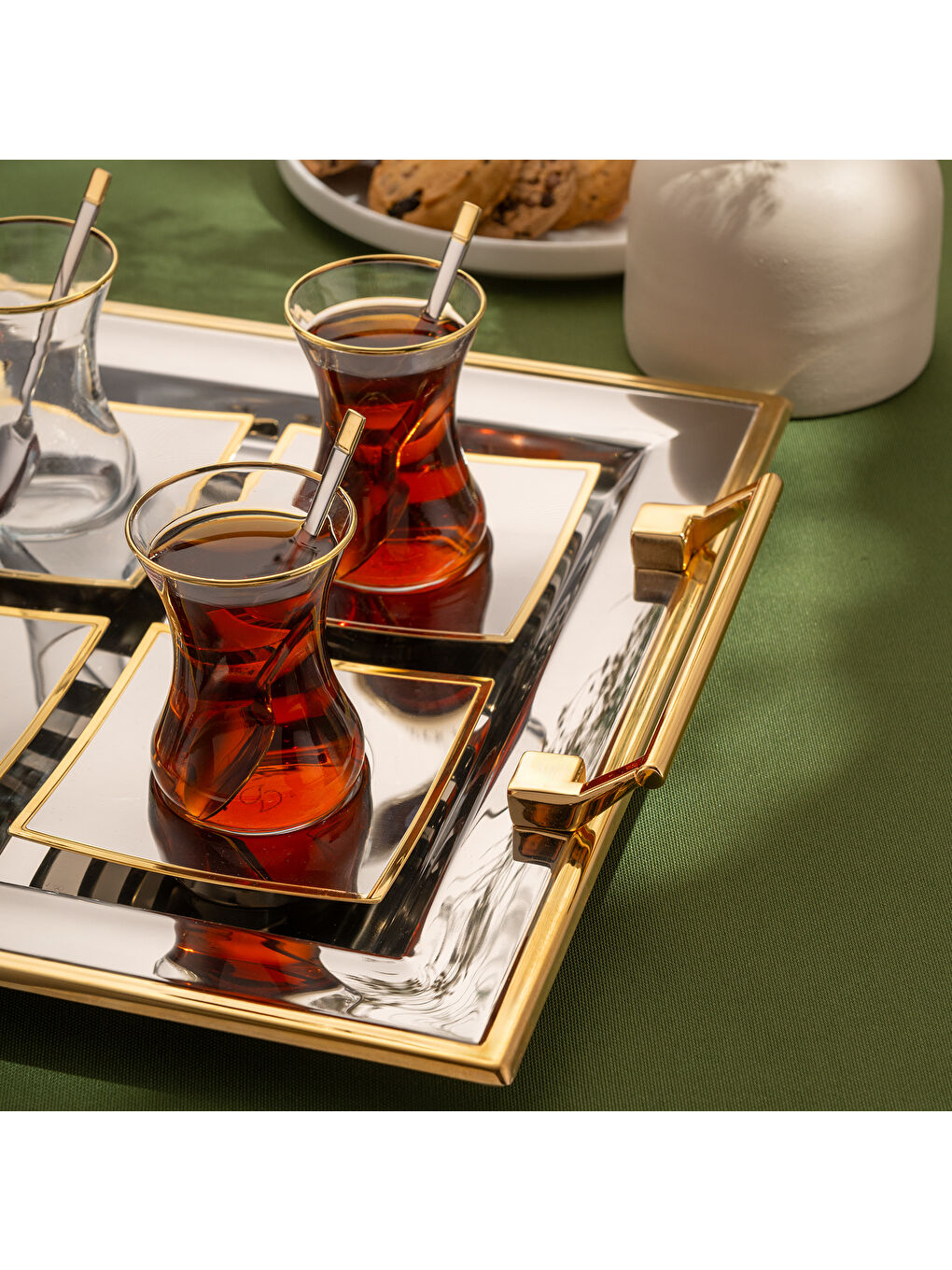 Gri Getto 40 Parça Çay Seti-8