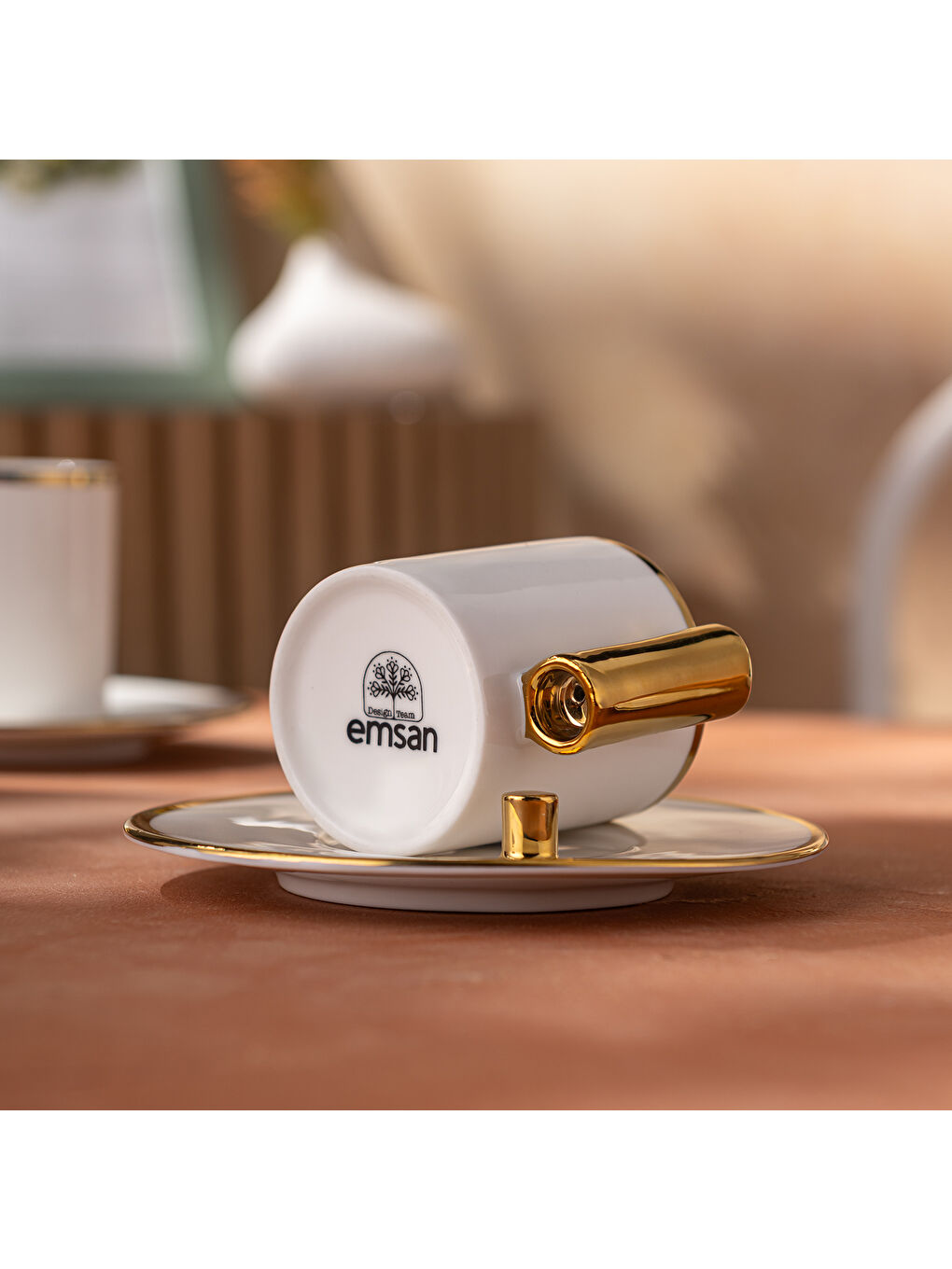 Sarı Modern 80 ml 6'lı Kahve Fincan Takımı-9