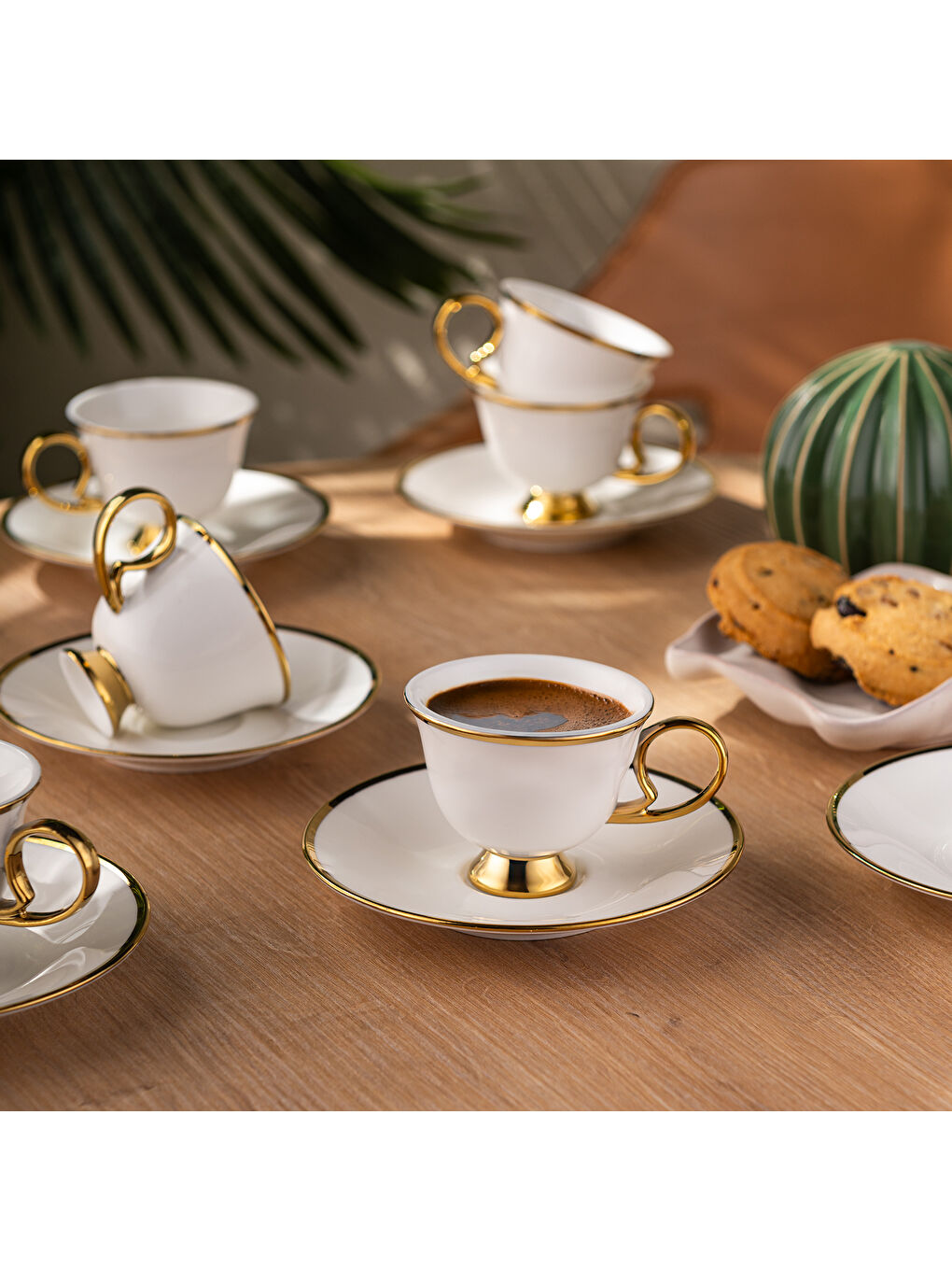 Sarı Rozzental 80 ml 6'lı Kahve Fincan Takımı-8