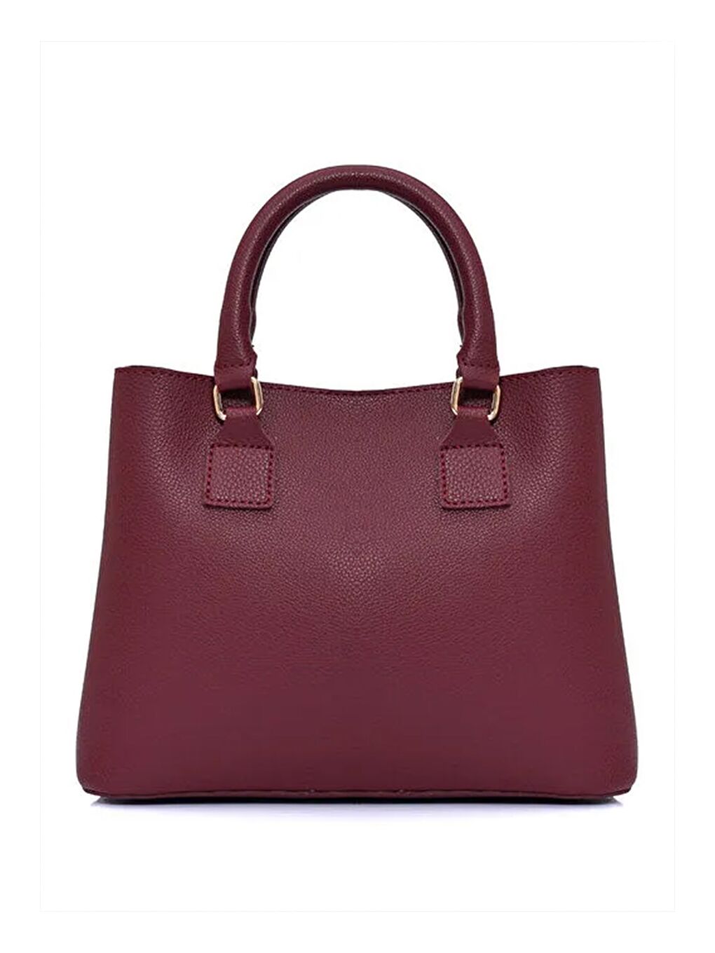 Bordo Kadın Elise El ve Çapraz Omuz Çantası-4