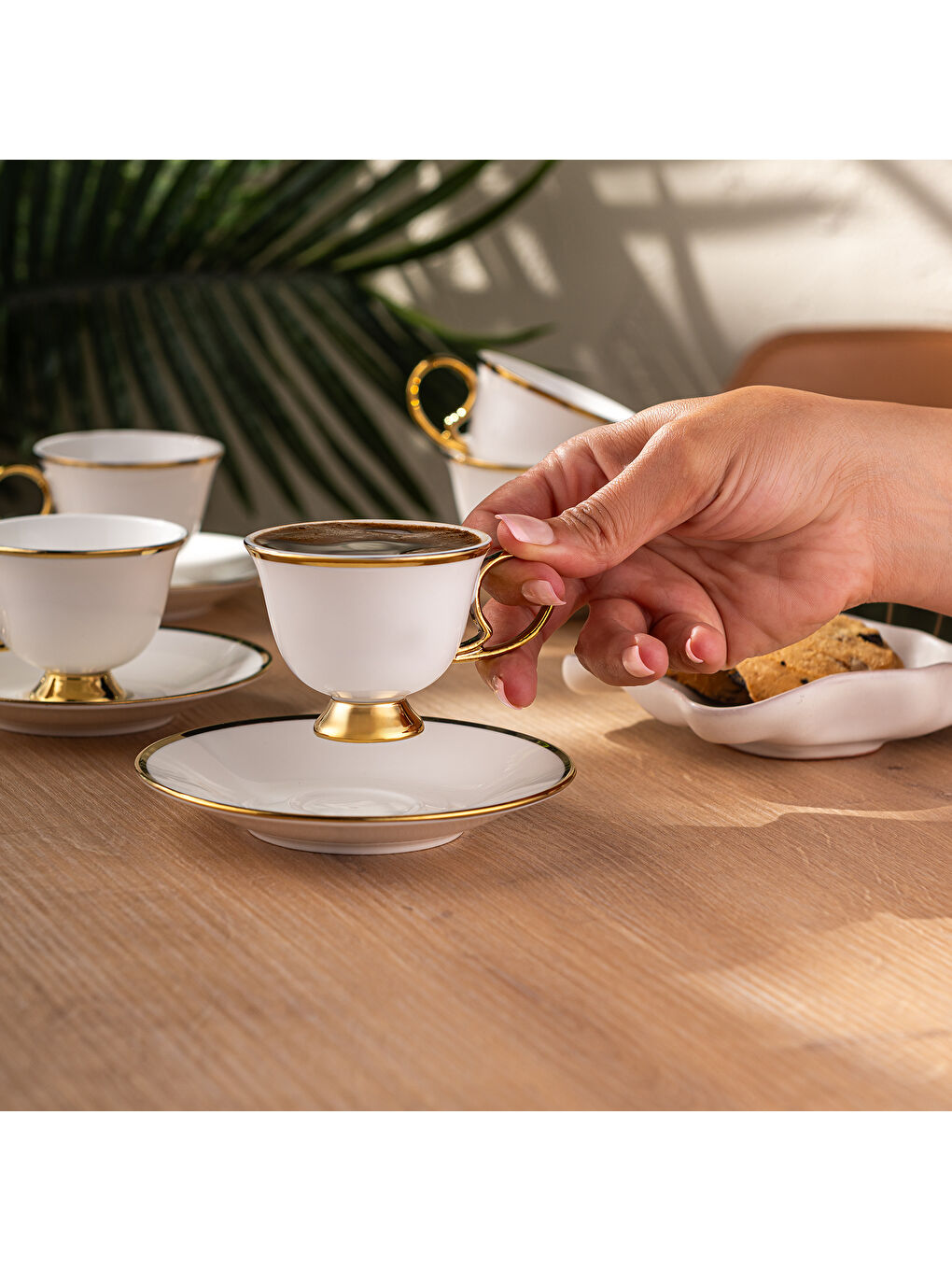 Sarı Rozzental 80 ml 6'lı Kahve Fincan Takımı-9