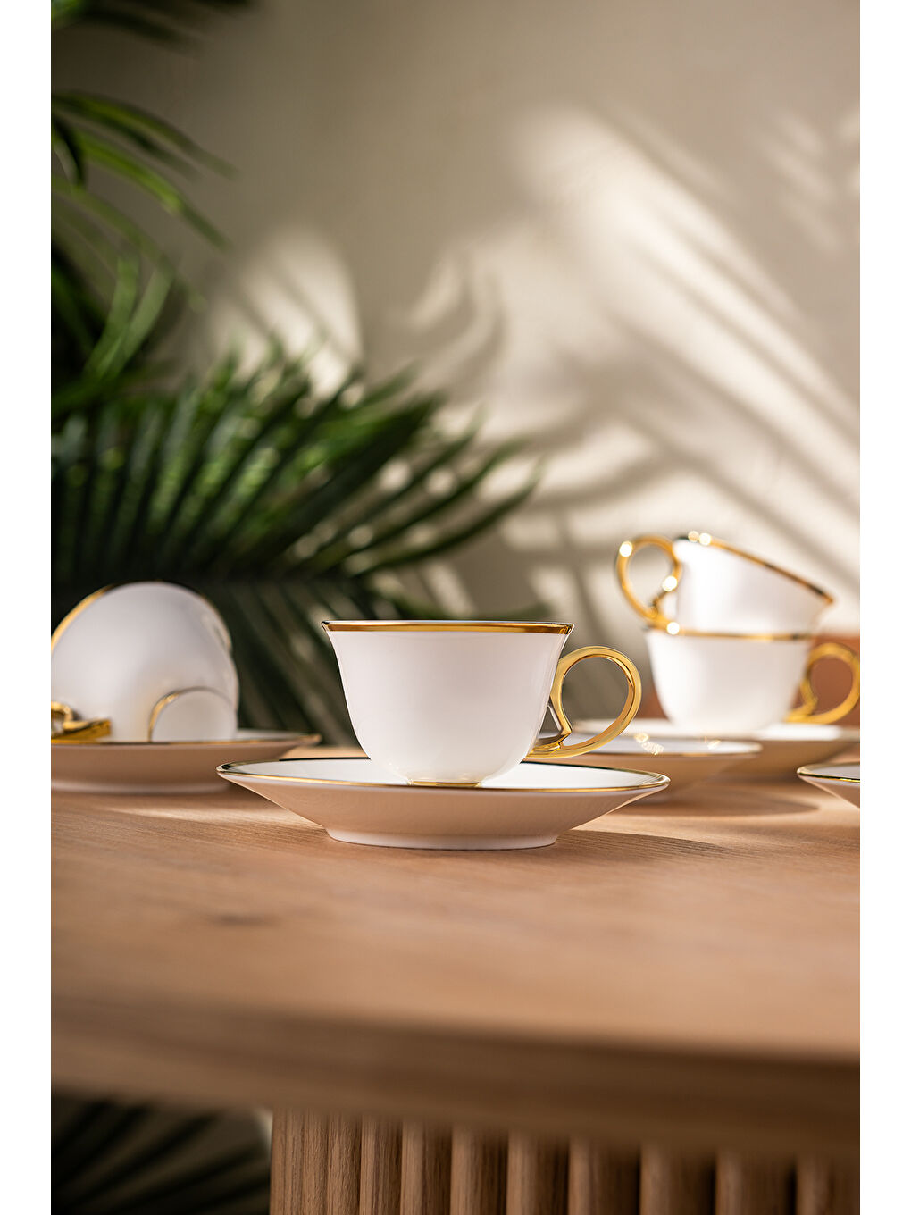 Sarı Rozzental 80 ml 6'lı Kahve Fincan Takımı-3