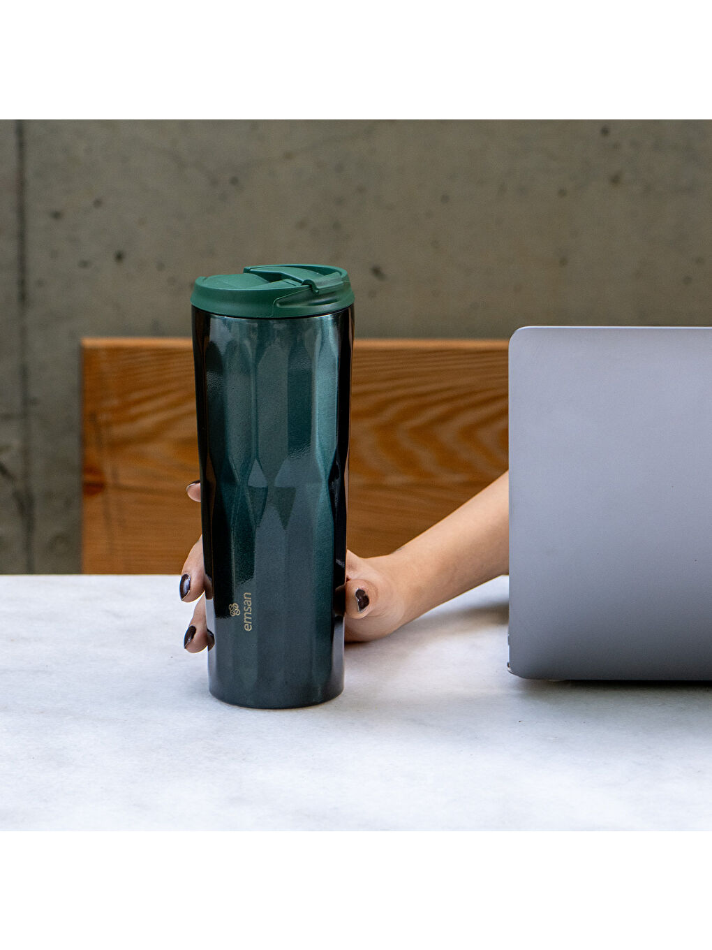 Crystal Termos Yeşil 500 ml-7