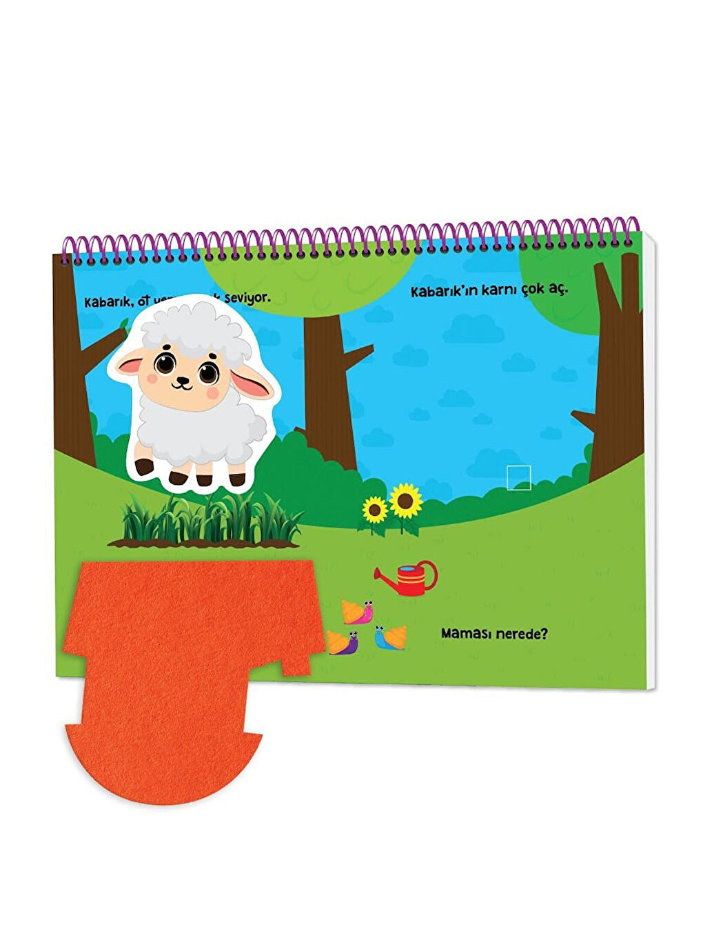 İlk Cırt Cırtlı Keçeli Etkinlik Kitabım - Yemek Sevdiren Kitap (6-16 Ay)-2