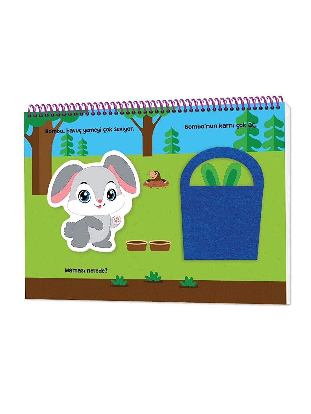 İlk Cırt Cırtlı Keçeli Etkinlik Kitabım - Yemek Sevdiren Kitap (6-16 Ay)-3