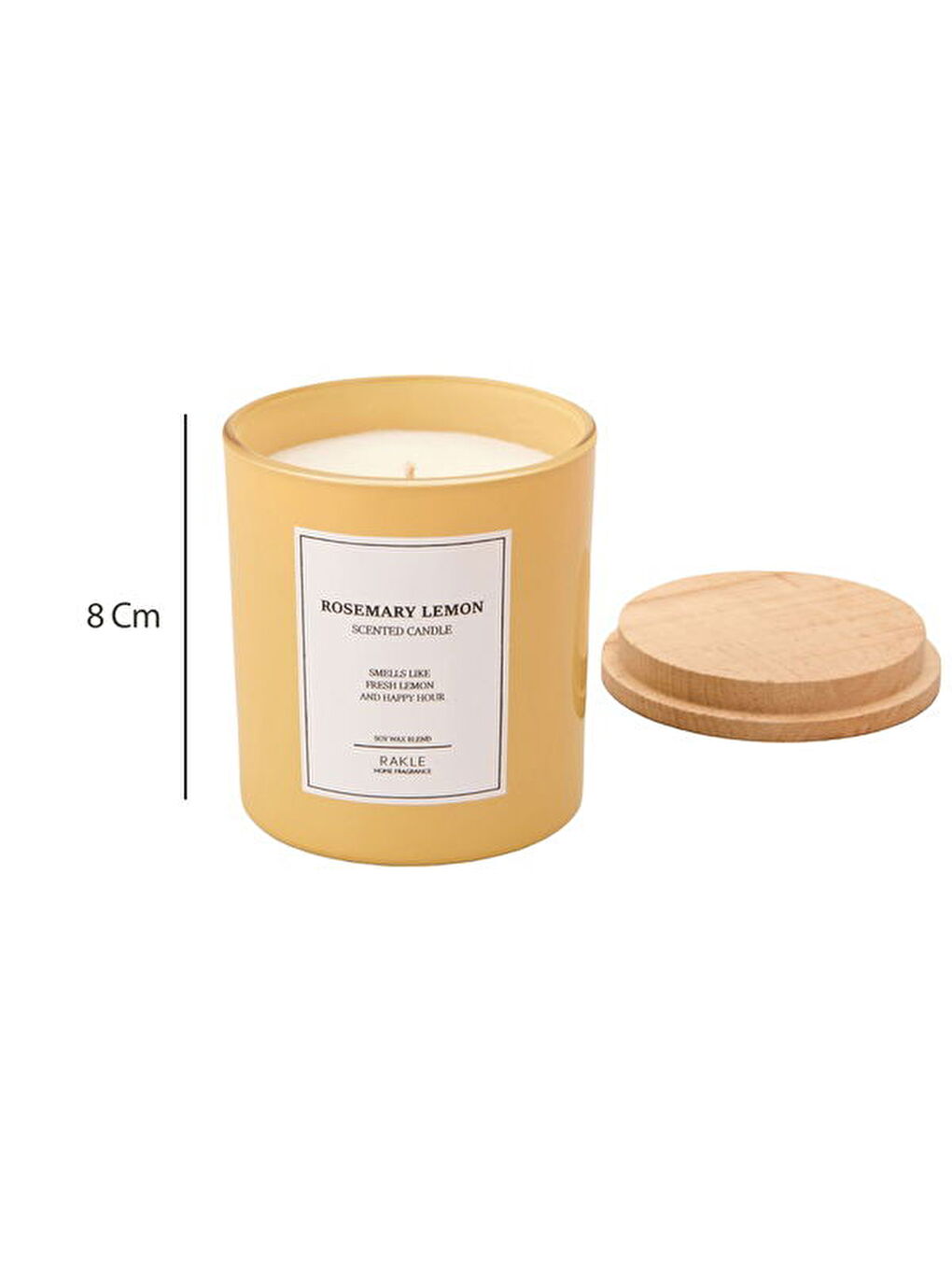 Le Jardin Rosemary Lemon Kokulu Mum - Sarı - 200 gr-3