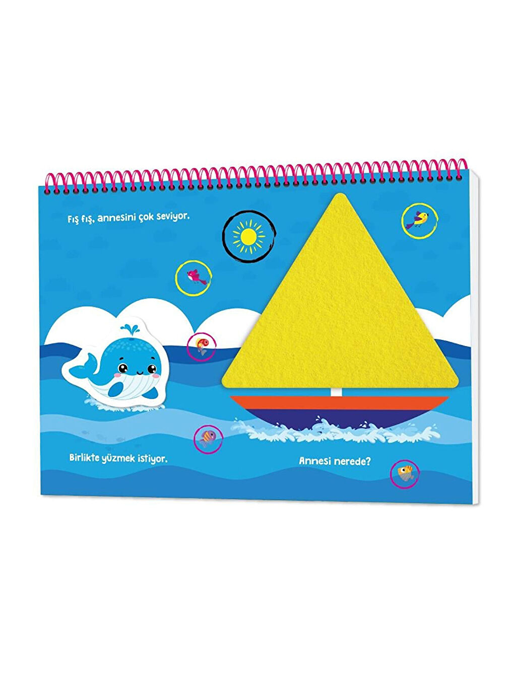 İlk Cırt Cırtlı Keçeli Etkinlik Kitabım - İlk Oyun Kitabım (6-16 Ay)-1