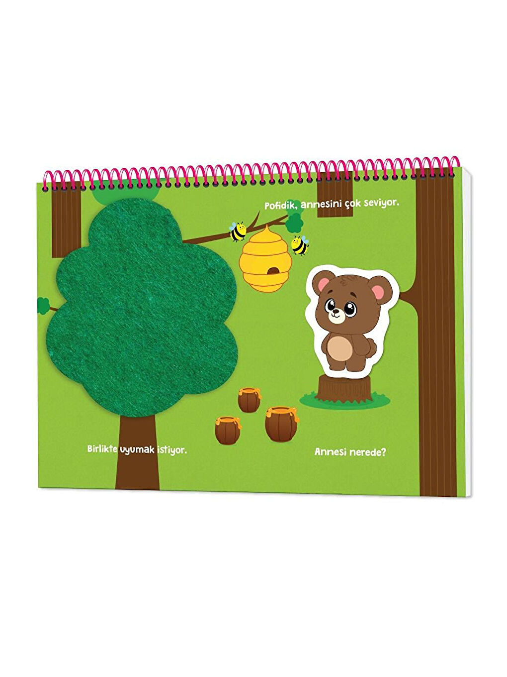 İlk Cırt Cırtlı Keçeli Etkinlik Kitabım - İlk Oyun Kitabım (6-16 Ay)-3