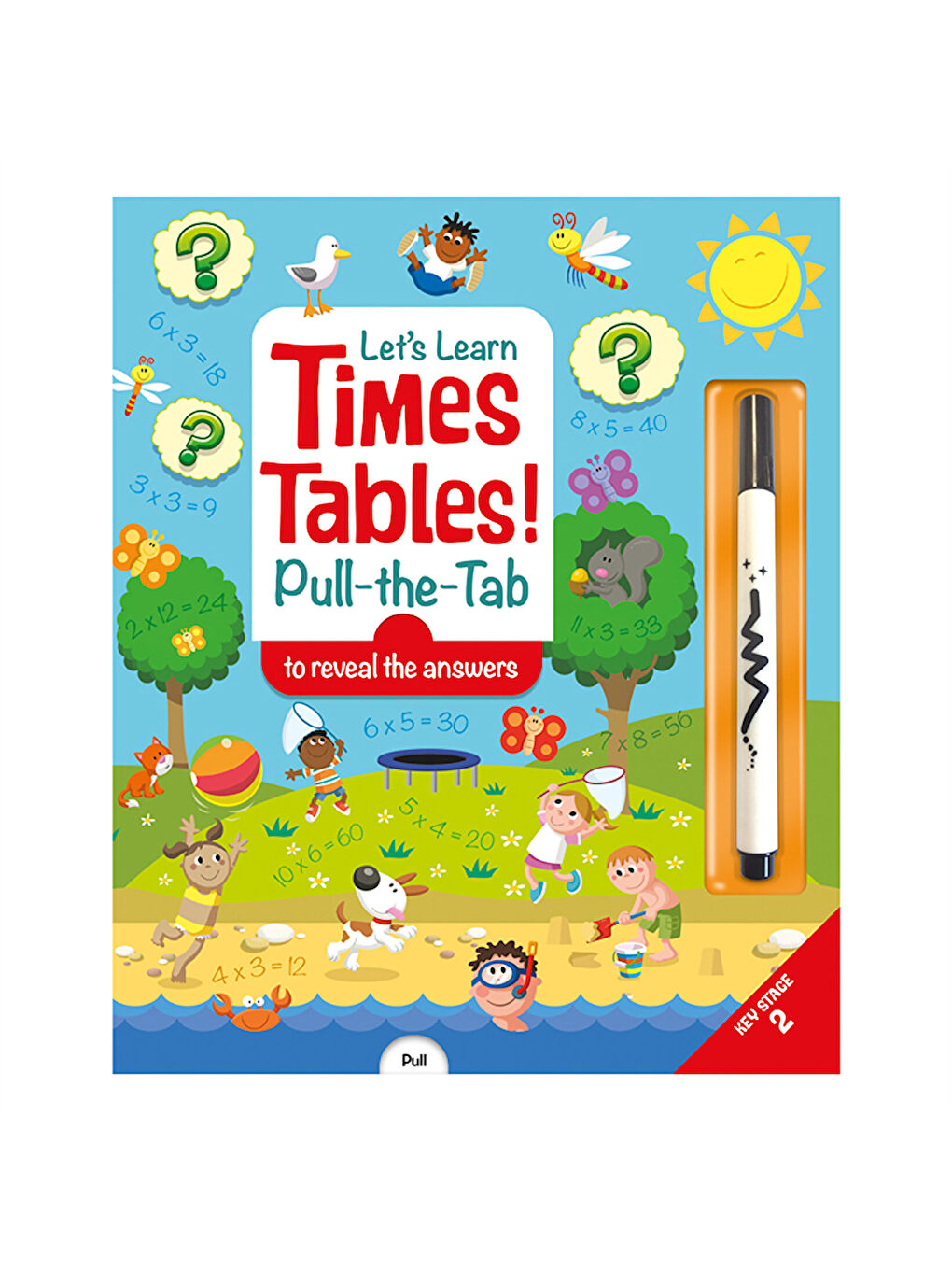 Lets Learn Times Tables - Pull The Tabs