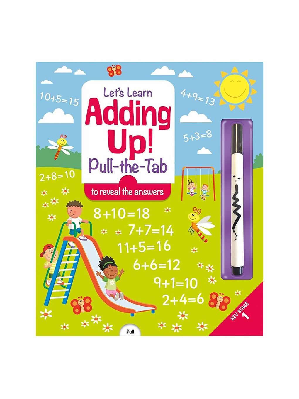 Lets Learn Adding Up - Pull The Tab