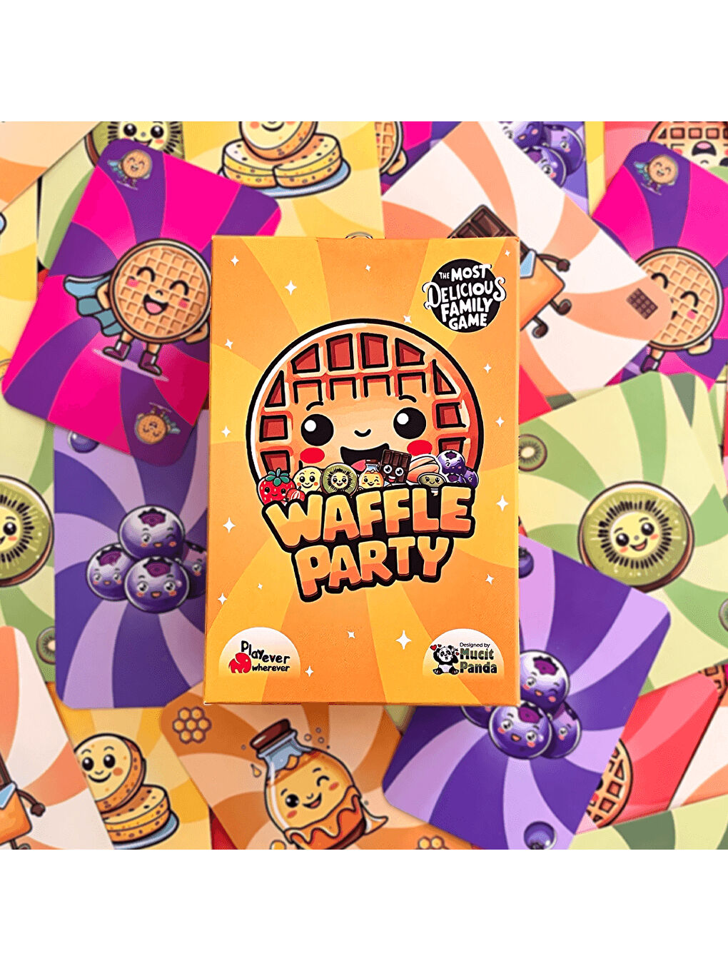 Waffle Party, Dikkat, Görsel Algı ve Refleks Geliştiren Kart Oyunu (4-7 Yaş)-3