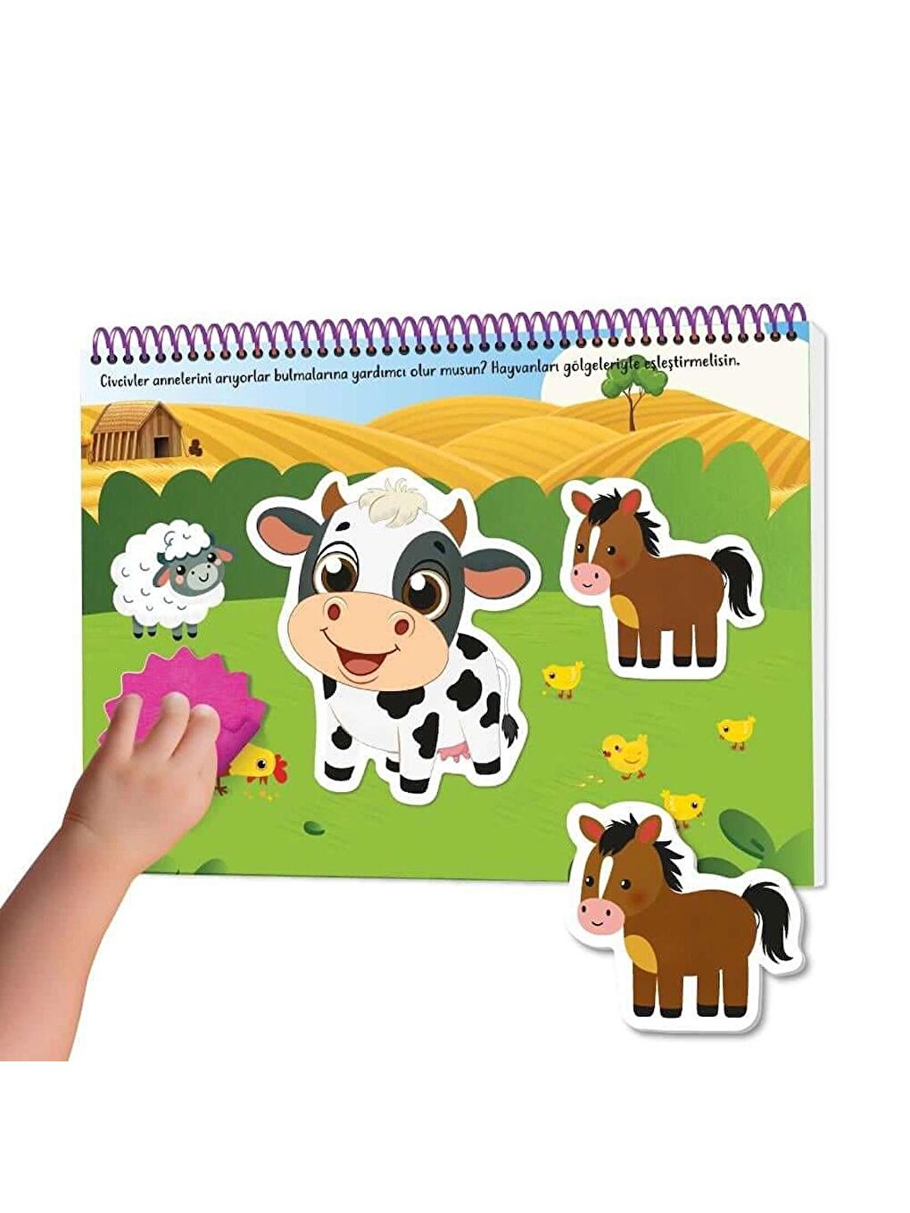 İlk Cırt Cırtlı Keçeli Etkinlik Kitabım (9-18 Ay)-1