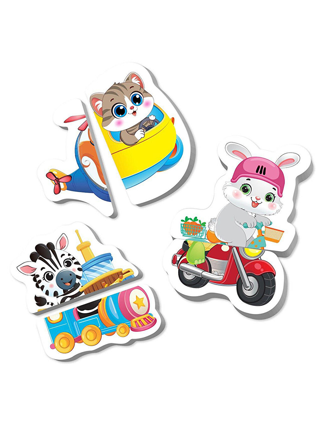 İlk Magnet Puzzle Taşıtlar (12-36 Ay)-1