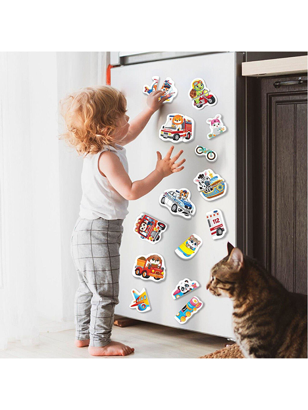 İlk Magnet Puzzle Taşıtlar (12-36 Ay)-3
