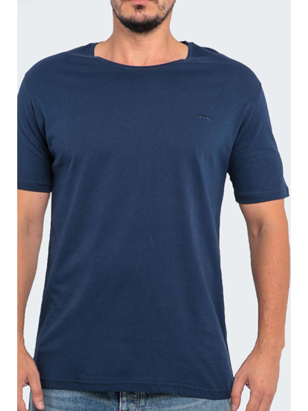 SANDER KTN Büyük Beden Erkek Tişört Lacivert-3