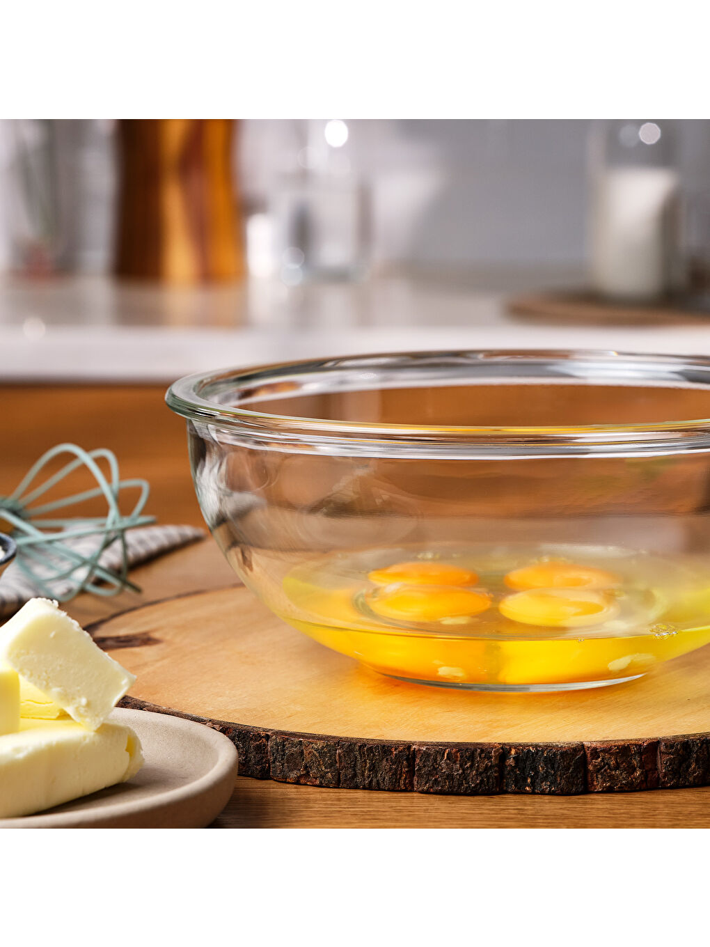 Renksiz Coco Borosilikat Karıştırma Kabı 3.5 L-4