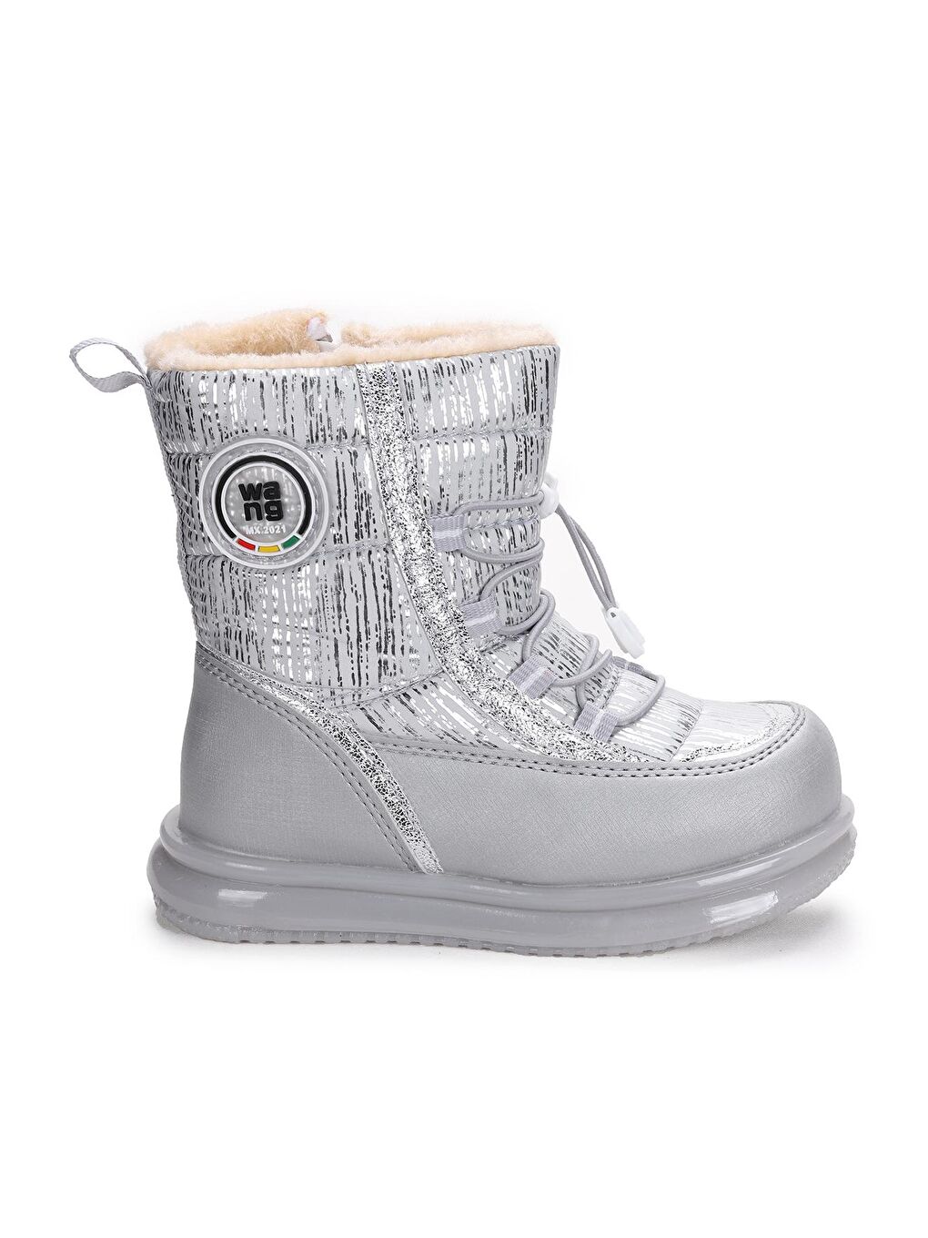 Gri Fermuarlı Günlük Kız Çocuk Bot Ayakkabı Twg 9090-2