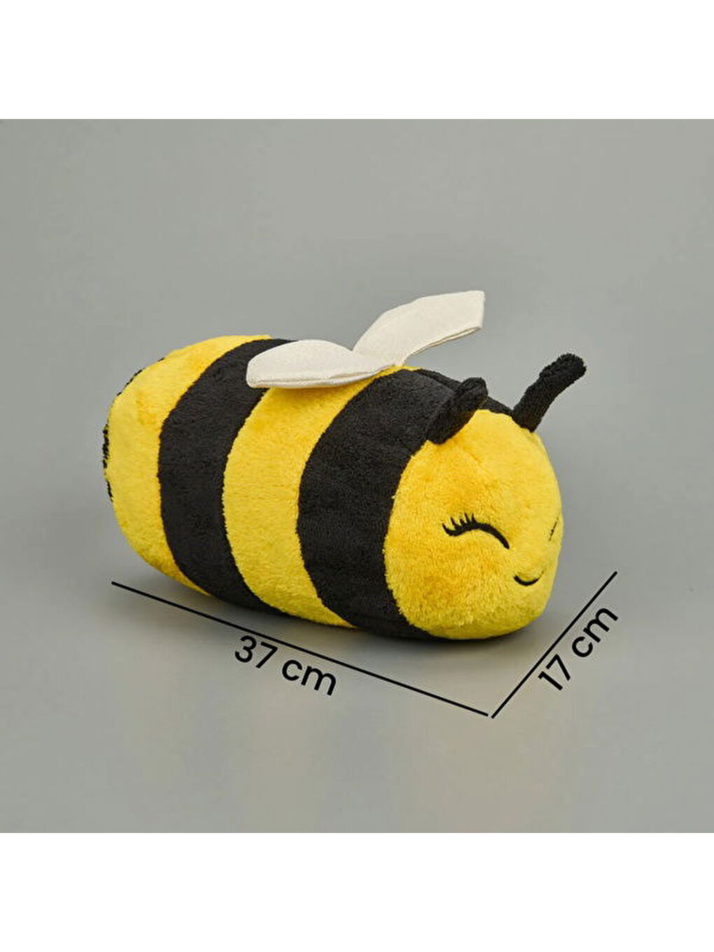 Karışık Soft Arı Figürlü Yastık - Renkli - 37x17 cm-3