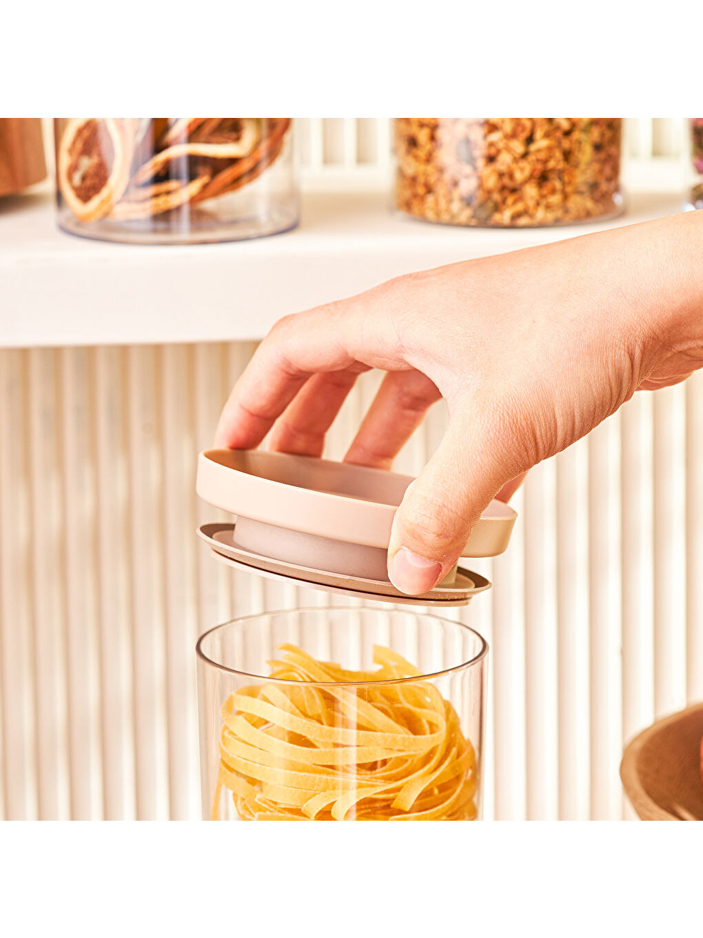 Arya 8'li Saklama Kabı Bej-10