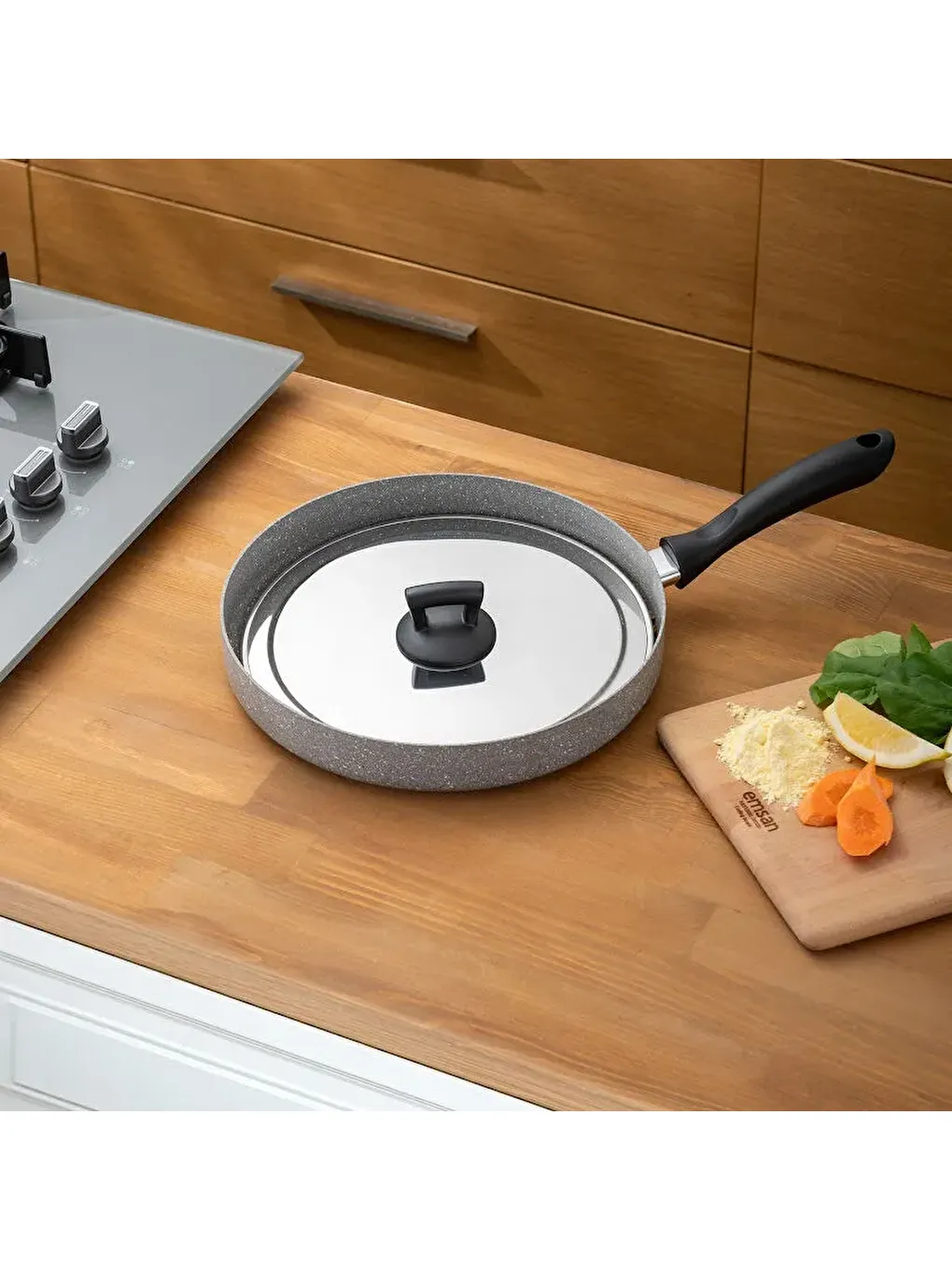 Gri Rosa Granit Balık Tavası-8