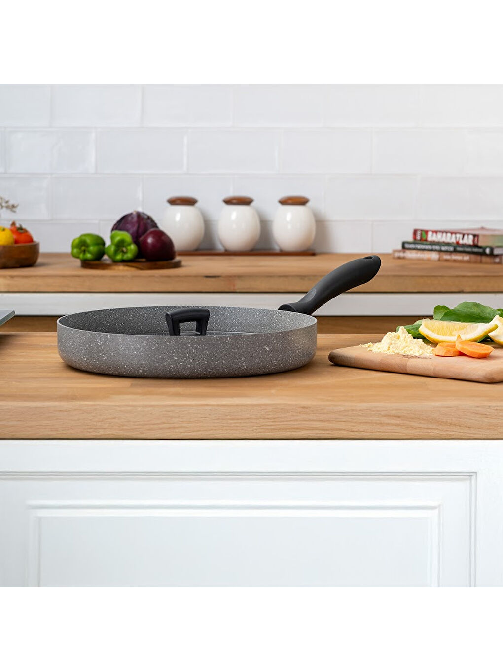 Gri Rosa Granit Balık Tavası-10