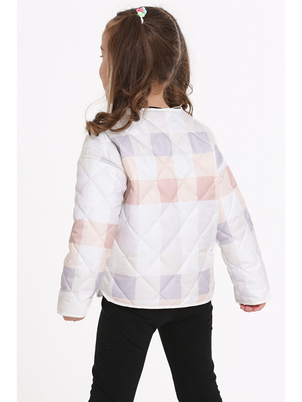 Kız Çocuk Lila Kapitone Mevsimlik 1-6 Yaş Mont - 23239-1-4